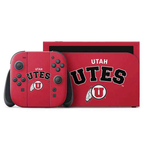 University of Utah Block U Nintendo Switch 2 (2025) with Joy-Con Skin